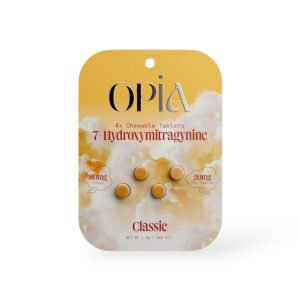 opia 20mg 7 hydroxymitragynine classic chewable tablets 4ct
