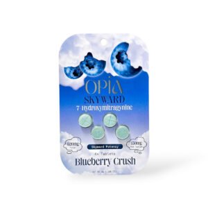 opia skyward 7 hydroxymitragynine blueberry crush chewable 130mg tablet