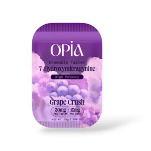 opia 7 hydroxy high potency chewable tablets grape crush 30mg per tablet