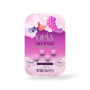 opia skyward 7 hydroxymitragynine wild berry chewable 130mg tablet