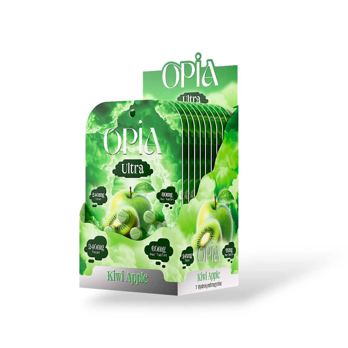 opia ultra 7 oh high potency kiwi apple chewable 60mg tablet