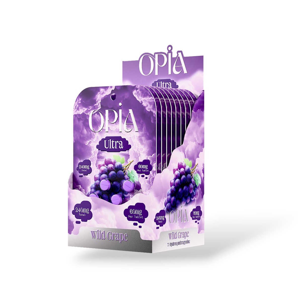 opia ultra 7 oh high potency wild grape chewable 60mg tablet